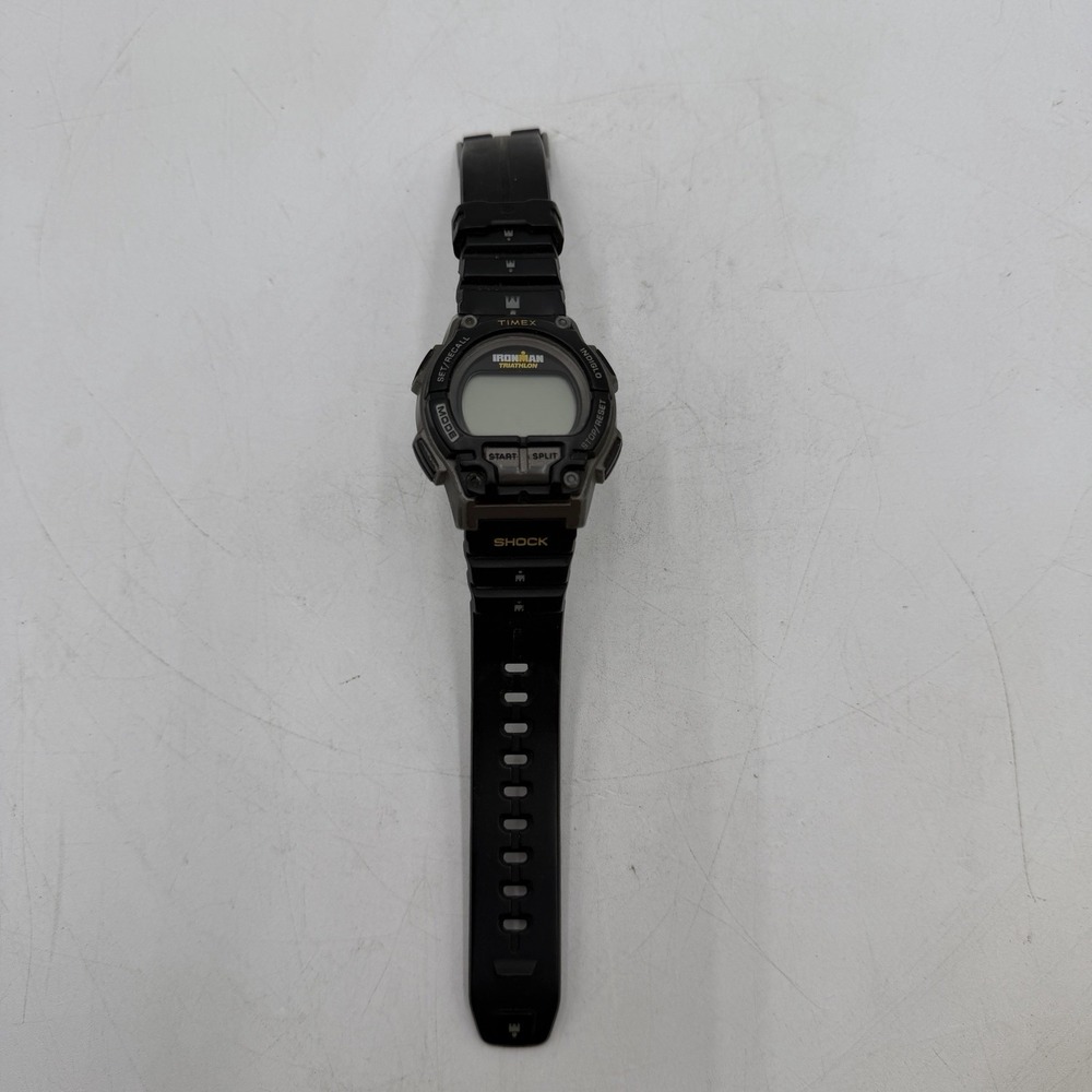 Timex Ironman Triathlon Shock Digital Watch Men Indiglo 30 Lap Timer